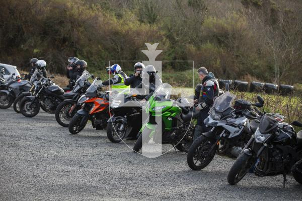 Picture by Luke Le Prevost. 03-12-23.
Bikers gathered at Guernsey Pearl to join in the RGLI memorial ride to the Sunken Gardens for the remembrance service.
