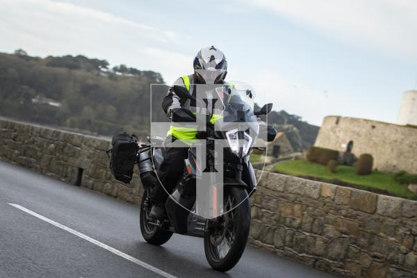 Bikers gathered at Guernsey Pearl to join in the RGLI memorial ride to the Sunken Gardens for the remembrance service.