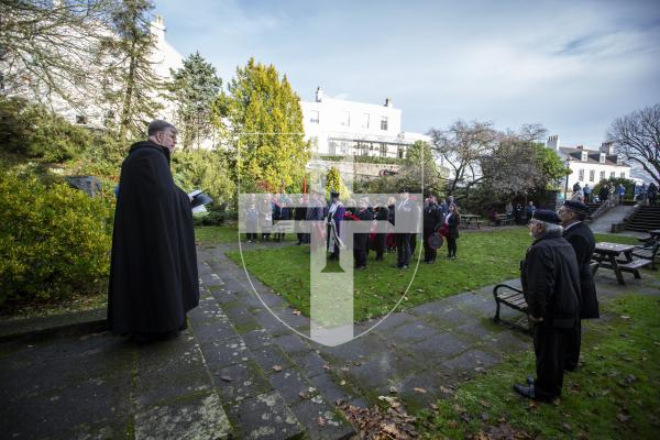 Picture by Luke Le Prevost. 03-12-23.
Royal Guernsey Light Infantry (RGLI) Annual Parade & Remembrance Service at the Sunken Gardens.
