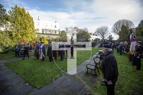 Picture by Luke Le Prevost. 03-12-23.
Royal Guernsey Light Infantry (RGLI) Annual Parade & Remembrance Service at the Sunken Gardens.
