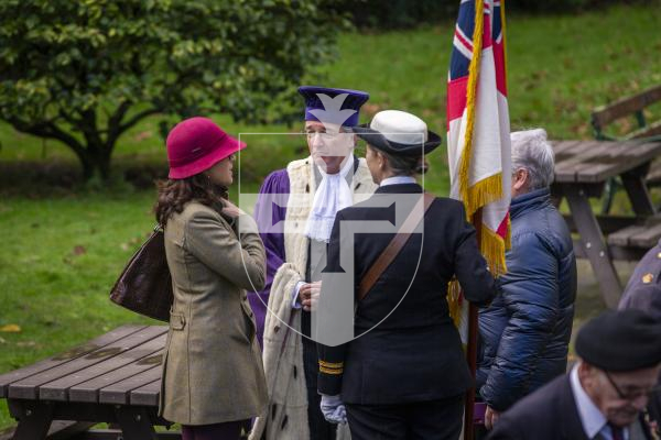Picture by Luke Le Prevost. 03-12-23.
Royal Guernsey Light Infantry (RGLI) Annual Parade & Remembrance Service at the Sunken Gardens.