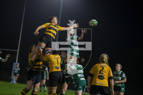 Picture by Luke Le Prevost. 18-11-23.
Ladies rugby action at Footes Lane - Raiders Ladies v Canterbury Women