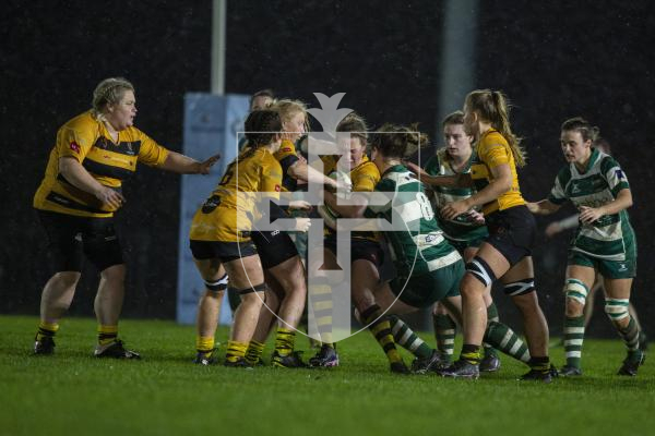 Picture by Luke Le Prevost. 18-11-23.
Ladies rugby action at Footes Lane - Raiders Ladies v Canterbury Women