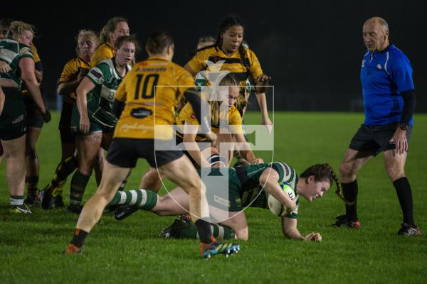 Picture by Luke Le Prevost. 18-11-23.
Ladies rugby action at Footes Lane - Raiders Ladies v Canterbury Women