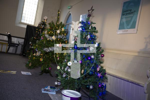 Picture by Luke Le Prevost. 01-12-23.
The Rock Community Church is hosting a charity Christmas tree festival. The decorated trees have been donated by schools and charities.