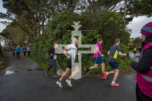 Picture by Luke Le Prevost. 03-12-23.
'Beast of the East' coastal challenge athletics running race starting and finishing at Jerbourg.