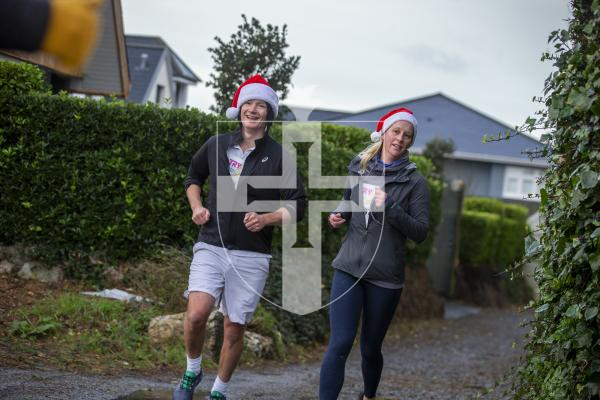 Picture by Luke Le Prevost. 03-12-23.
'Beast of the East' coastal challenge athletics running race starting and finishing at Jerbourg.