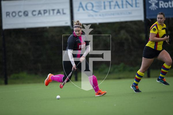 Picture by Luke Le Prevost. 02-12-23.
Women's hockey action at Footes Lane - Panthers v Puffins