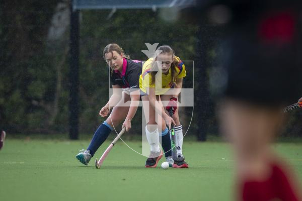 Picture by Luke Le Prevost. 02-12-23.
Women's hockey action at Footes Lane - Panthers v Puffins