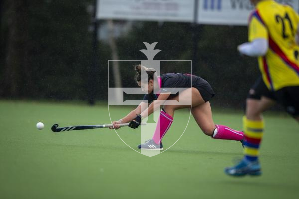 Picture by Luke Le Prevost. 02-12-23.
Women's hockey action at Footes Lane - Panthers v Puffins