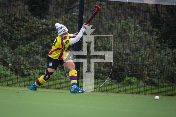 Picture by Luke Le Prevost. 02-12-23.
Women's hockey action at Footes Lane - Panthers v Puffins