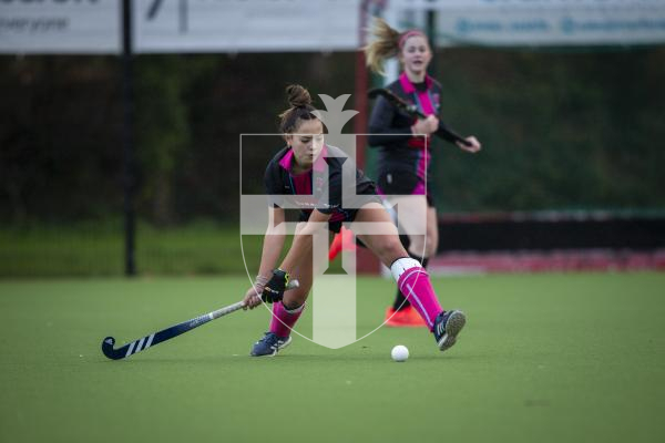 Picture by Luke Le Prevost. 02-12-23.
Women's hockey action at Footes Lane - Panthers v Puffins