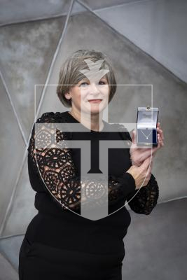 Picture by Luke Le Prevost. 30-11-23.
Bijoux Boutique for features - two staff members have been presented with gifts for reaching milestones working for the hairdressers business. Jean Le Tissier receives her gift for reaching 27 years