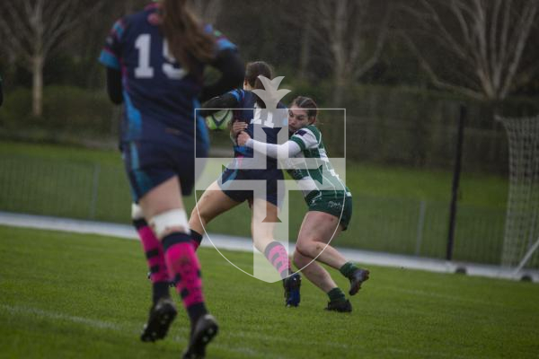 Picture by Luke Le Prevost. 02-12-23.
Women's rugby action at Footes Lane - Raiders Ladies v Guildford Gazelles
