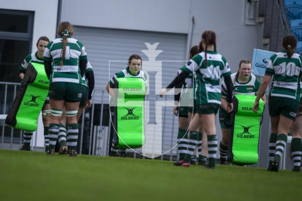Picture by Luke Le Prevost. 02-12-23.
Women's rugby action at Footes Lane - Raiders Ladies v Guildford Gazelles