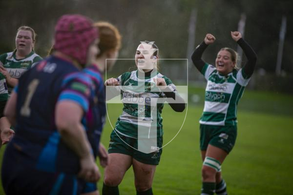 Picture by Luke Le Prevost. 02-12-23.
Women's rugby action at Footes Lane - Raiders Ladies v Guildford Gazelles