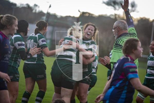 Picture by Luke Le Prevost. 02-12-23.
Women's rugby action at Footes Lane - Raiders Ladies v Guildford Gazelles
