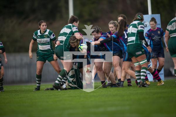 Picture by Luke Le Prevost. 02-12-23.
Women's rugby action at Footes Lane - Raiders Ladies v Guildford Gazelles