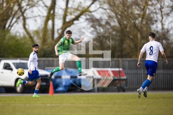 Picture by Sophie Rabey.  30-03-24.  Football Action at Footes Lane.  GFC vs Ascot United.