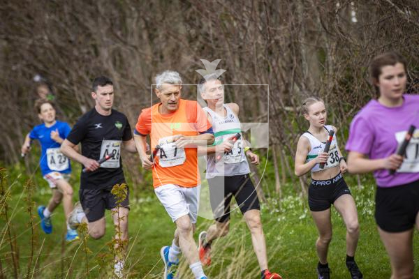 Picture by Sophie Rabey.  30-03-24.  EY Easter Running Festival - 4 x 1 Mile Cross Country Relay at Delancey Park.