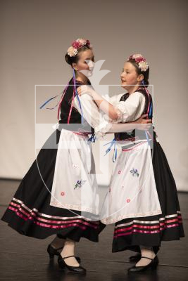 Picture by Connor Rabey.  31-05-24.  
2024 Guernsey Dance Awards - Friday 31 May 2024
SESSION 2 - 10 - KDN - Children Duet/Trio National and Folklore.
Czech Polka - Chloe Le Lievre, Elizabeth Wallis - Starlight Dance Academy (Guernsey).