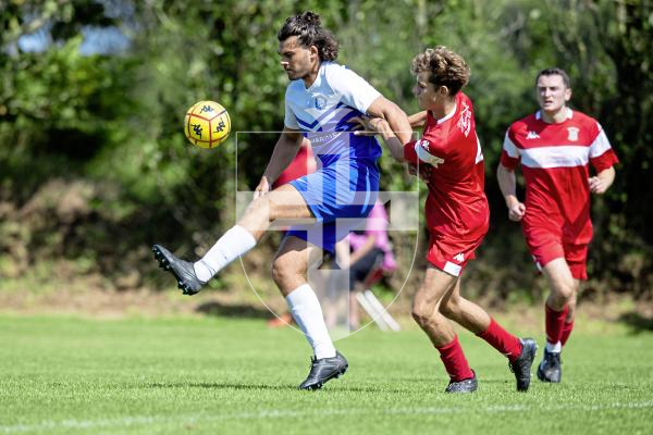 Picture by Peter Frankland. 23-08-24 Football at St Peter's. Sylvans v Rovers.