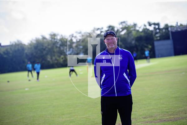 Picture by Peter Frankland. 23-08-24 Cricket at Port Soif - Estonia v Bulgaria. For NEWS. Interview with members of the visiting teams. Terry O'Connor is the Estonia Manager.