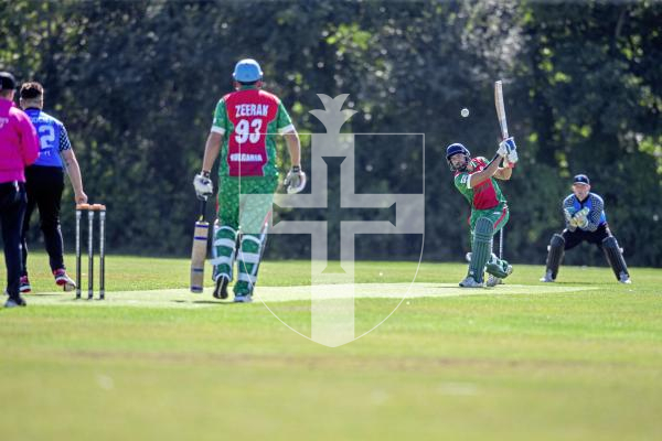 Picture by Peter Frankland. 23-08-24 ICC T20I cricket at Port Soif - Estonia v Bulgaria.