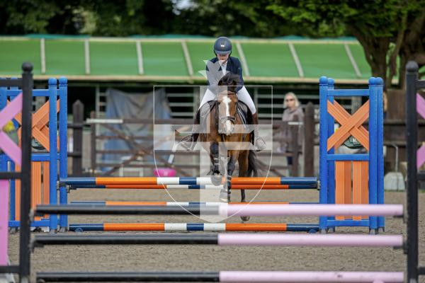 Picture by Peter Frankland. 23-08-24 Horse Of The Year Show at Chemin Le Roi. Show jumping. Maisie Sinclair-Horgan on Campion Conjourer.