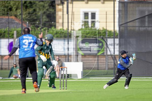 Picture by Peter Frankland. 23-08-24 Cricket at KGV - Guernsey v Estonia in T20 World Cup qualifiers.