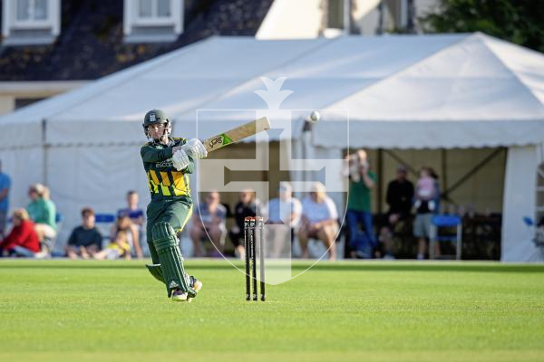 Picture by Peter Frankland. 23-08-24 Cricket at KGV - Guernsey v Estonia in T20 World Cup qualifiers.