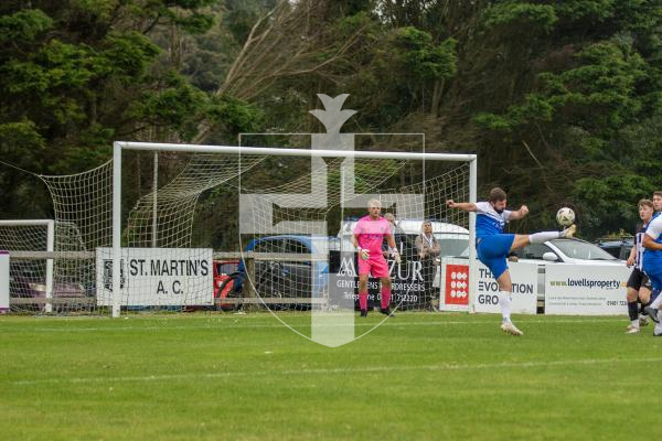 Picture by Karl Dorfner 31-08-2024 - Action from Priaulx Football St Martin's v Rovers