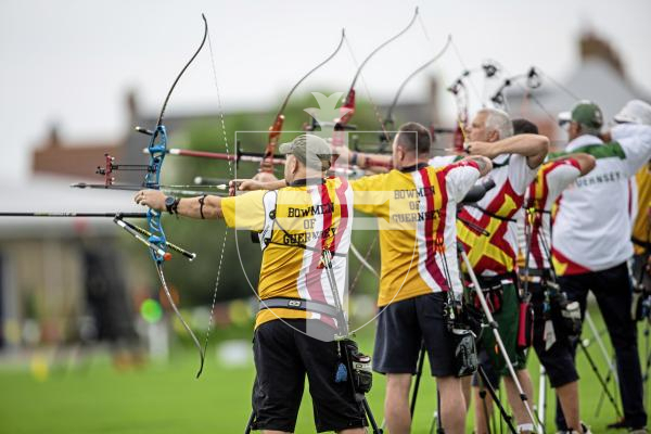 Picture by Sophie Rabey.  07-09-24.  Archery action at Port Soif.