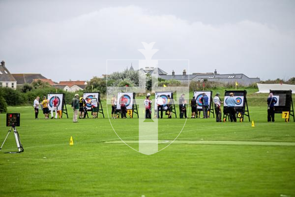 Picture by Sophie Rabey.  07-09-24.  Archery action at Port Soif.