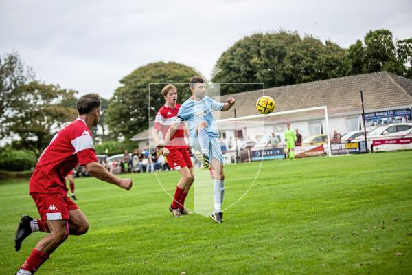 Picture by Sophie Rabey.  07-09-24.  Football action at St Peters, Sylvans vs North.