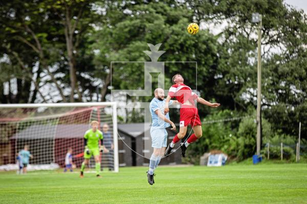 Picture by Sophie Rabey.  07-09-24.  Football action at St Peters, Sylvans vs North.