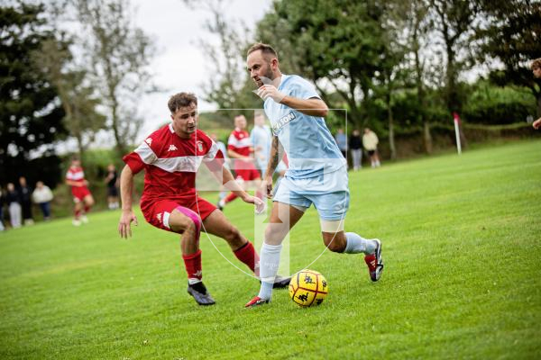 Picture by Sophie Rabey.  07-09-24.  Football action at St Peters, Sylvans vs North.