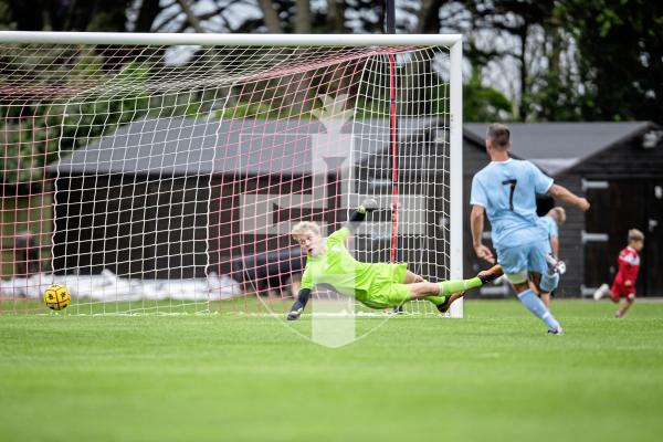 Picture by Sophie Rabey.  07-09-24.  Football action at St Peters, Sylvans vs North.