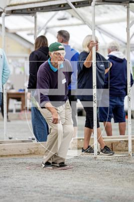 Picture by Sophie Rabey.  08-09-24.  Petanque Open action.