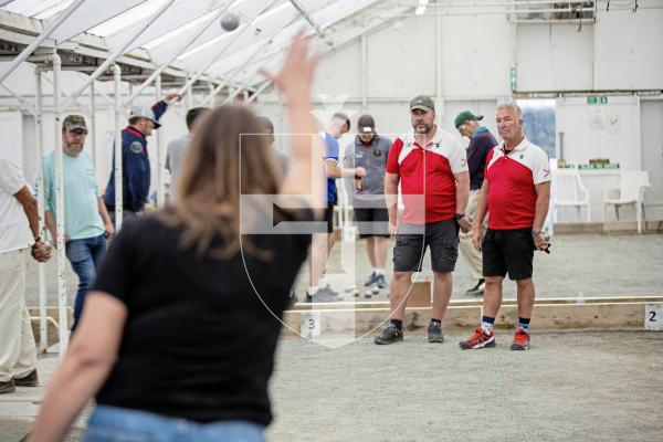 Picture by Sophie Rabey.  08-09-24.  Petanque Open action.