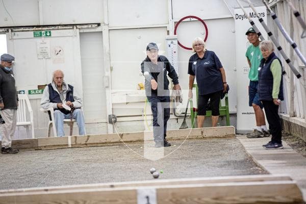 Picture by Sophie Rabey.  08-09-24.  Petanque Open action.