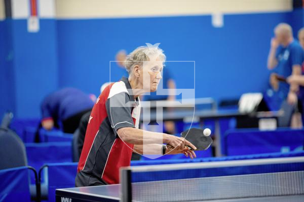 Picture by Peter Frankland. 13-09-24 Table Tennis - Veterans Home Nations 2024 Championships. Jersey players.