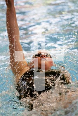 Picture by Sophie Rabey.  05-10-24.  GASA 100m Championships 2024 at St Sampsons High School.
Female 9 & Over 100SC Meter Backstroke.
Erin McKenna.