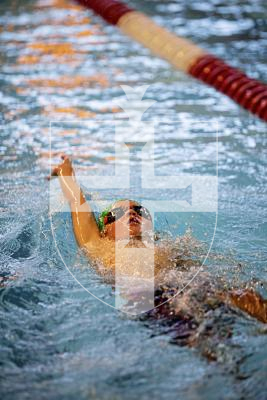 Picture by Sophie Rabey.  05-10-24.  GASA 100m Championships 2024 at St Sampsons High School.
Open/Male 9 & Over 100 SC Meter Backstroke.
Aaron Beak.