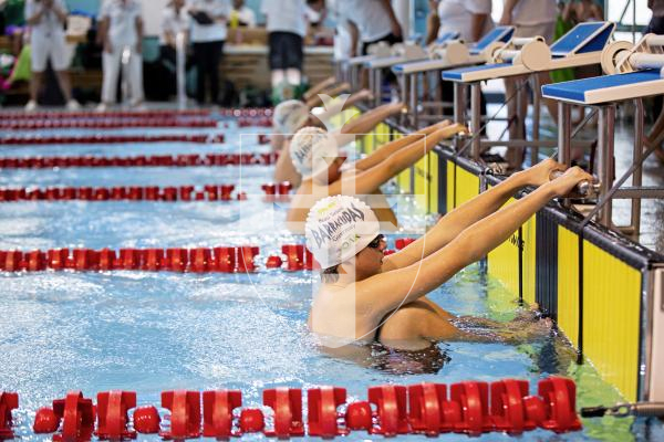 Picture by Sophie Rabey.  05-10-24.  GASA 100m Championships 2024 at St Sampsons High School.
Open/Male 9 & Over 100 SC Meter Backstroke.
Heat 5.