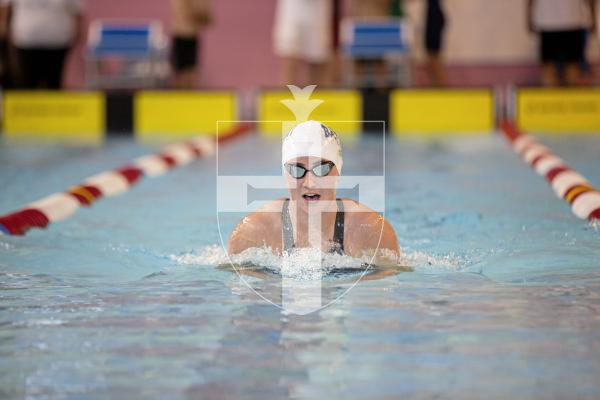 Picture by Sophie Rabey.  05-10-24.  GASA 100m Championships 2024 at St Sampsons High School.
Female 9 & Over 100 SC Meter IM.
Molly Staples.