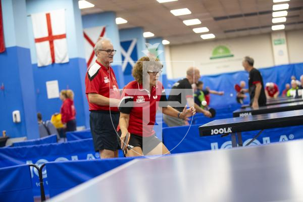 Picture by Peter Frankland. 13-09-24 Table Tennis - Veterans Home Nations 2024 Championships. Wales.