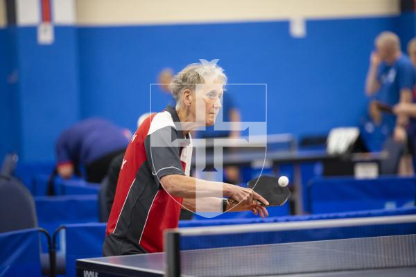 Picture by Peter Frankland. 13-09-24 Table Tennis - Veterans Home Nations 2024 Championships. Jersey players.