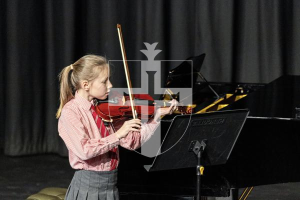 Picture by Sophie Rabey.  06-03-25.  Guernsey Eisteddfod 2025 at Beau Sejour. 
Friday 7th March - Morning Session.  Class M041.  Violin Under 11. (The Shawland Cup)
Lizzie Touzeau - Domino