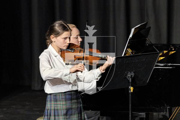 Picture by Sophie Rabey.  06-03-25.  Guernsey Eisteddfod 2025 at Beau Sejour. 
Friday 7th March - Morning Session.  Class M041.  Violin Under 11. (The Shawland Cup)
Ava Abreu - Mandy Lou